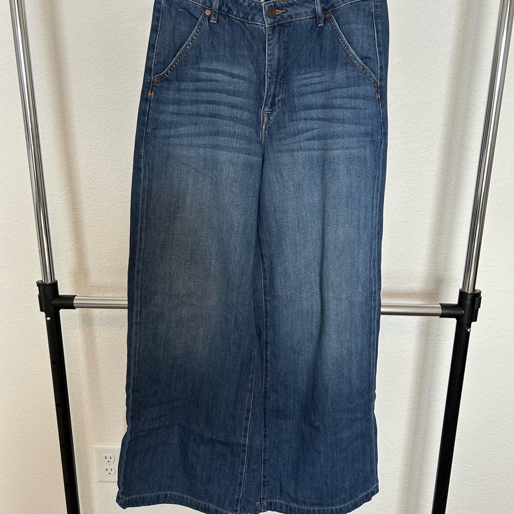 Hidden Wide Leg High Waisted Jeans